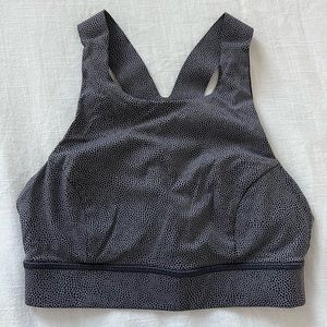 Lululemon High Neck Razorback Crop/Bra